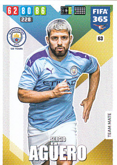 Sergio Aguero Manchester City 2020 FIFA 365 #63